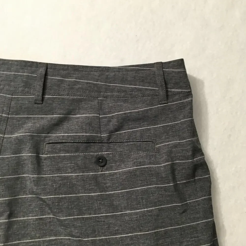 Goodfellow & Co Chino Shorts Men's 36 GRAY  Stretch Flat Front Walking Golf - Picture 7 of 7